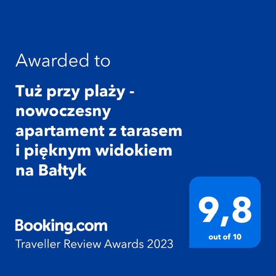 Tuz Przy Plazy - Nowoczesny Apartament Z Tarasem I Pieknym Widokiem Na Baltyk ميلنو المظهر الخارجي الصورة